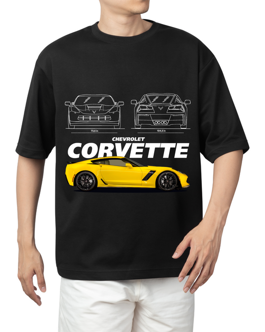 "Chevrolet Corvette Z06 Blueprint" T-shirt