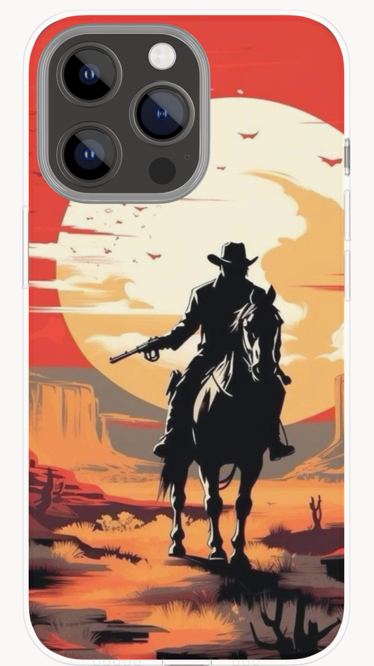 "RDR2 Sunset Phone Case"