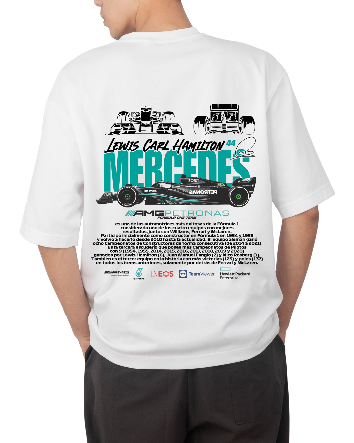 "Lewis Hamilton Mercedes-AMG Petronas F1" T-shirt