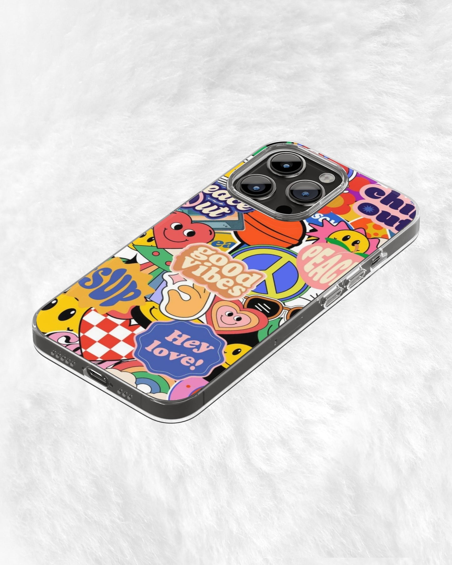 Retro Sticker Collage Phone Case