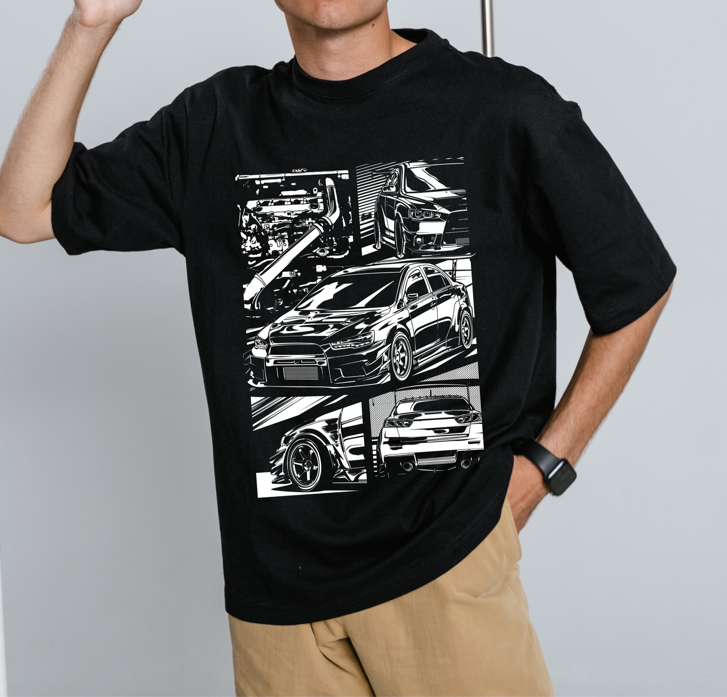 "JDM Evolution Manga" T-shirt