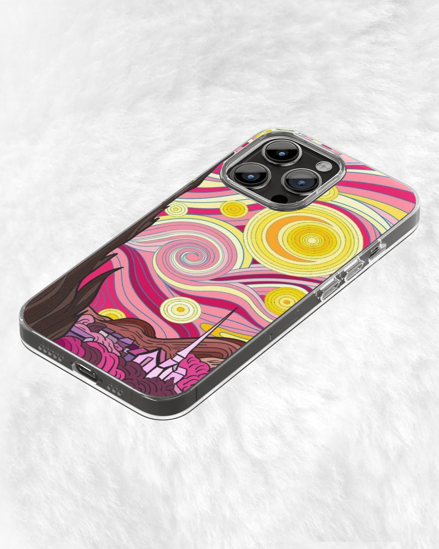 Vibrant Swirl Art Case