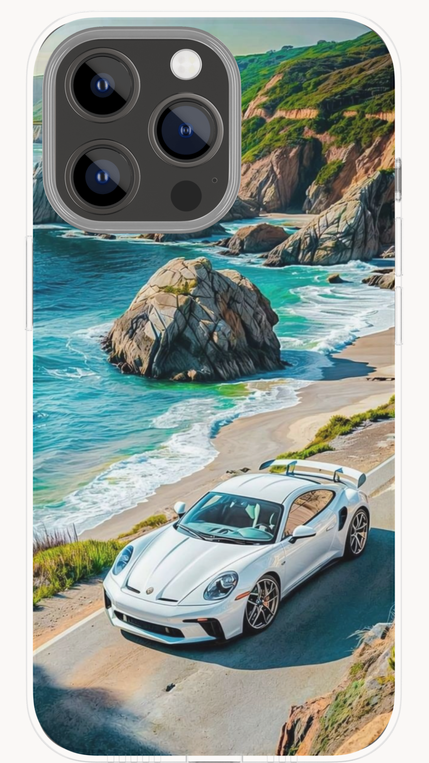 "Coastal Drive Supercar Phone Case"