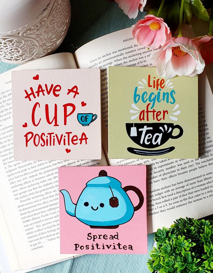 BYD Tea Coasters (Set of 4)