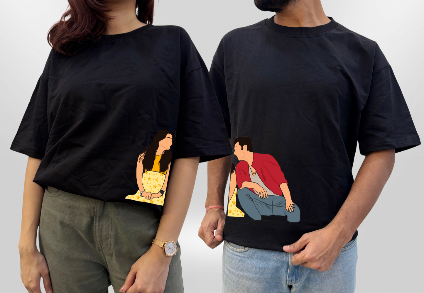 “Love Storiyaan” T-shirt For Couples