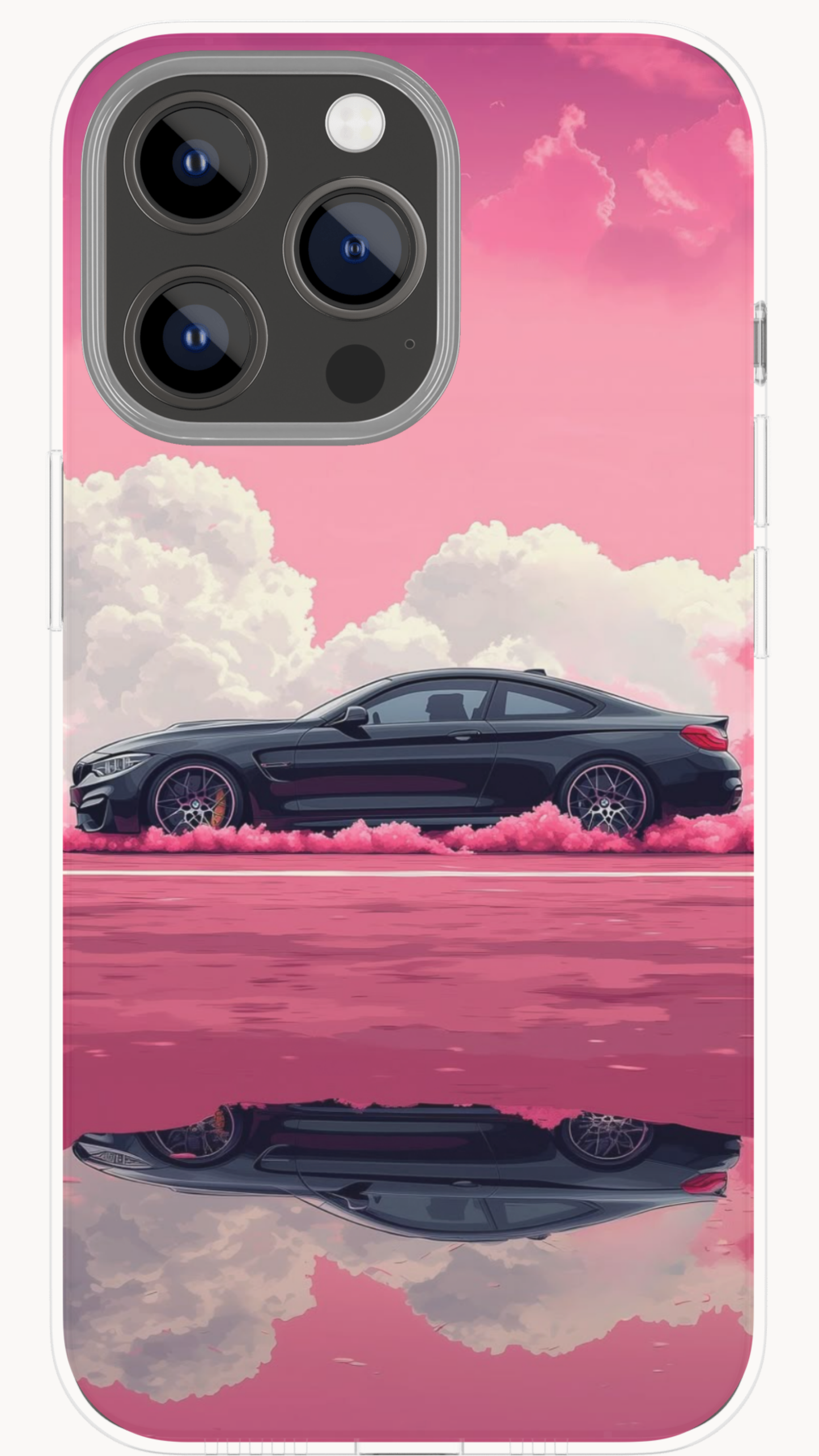 "Dreamscape Black BMW Phone Case"