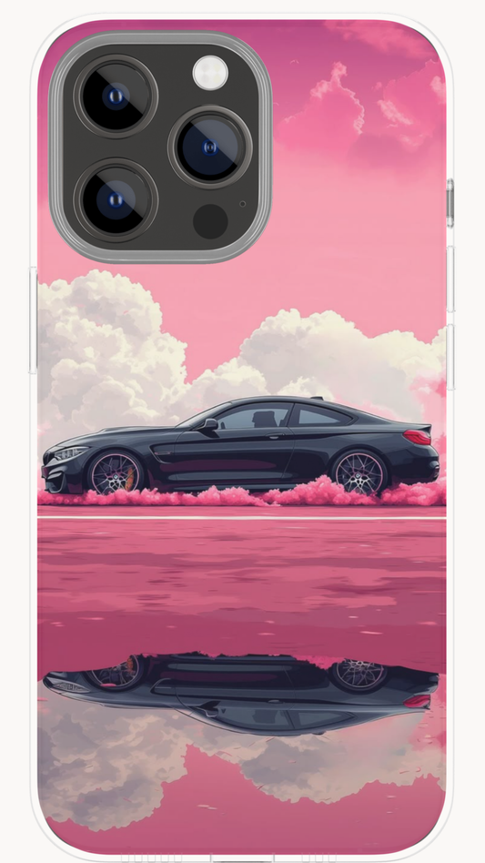 "Dreamscape Black BMW Phone Case"