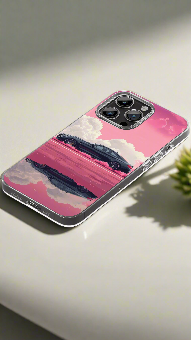 "Dreamscape Black BMW Phone Case"