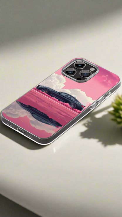 "Dreamscape Black BMW Phone Case"