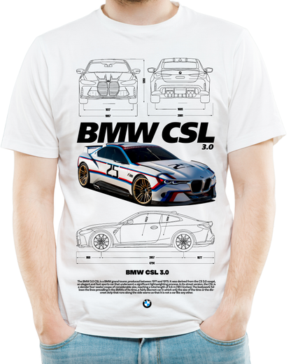 "BMW CSL 3.0 Heritage" T-shirt