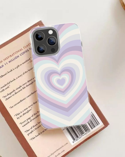 Pastel Retro Heart Case