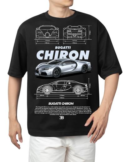"Bugatti Chiron Blueprint" T-shirt