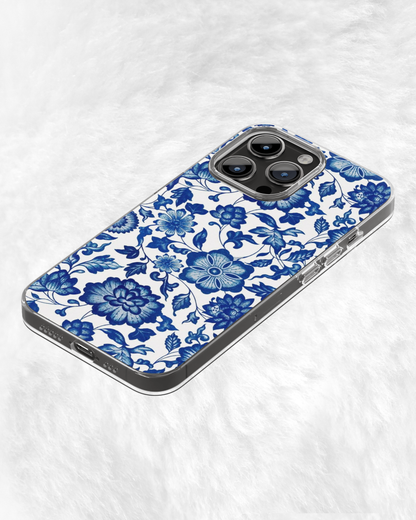 Blue Floral Porcelain Case
