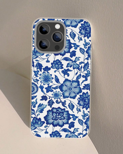 Blue Floral Porcelain Case