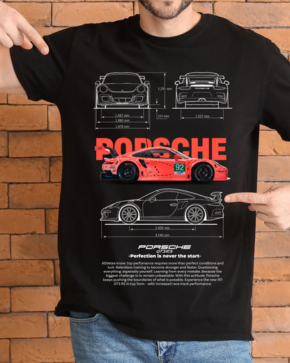 "P GT3RS" T-shirt