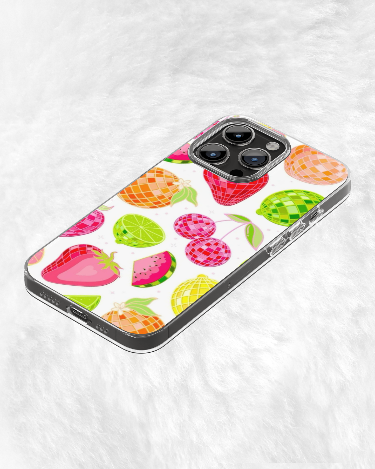 Vibrant Disco Fruits Case