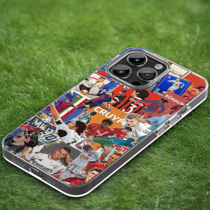Legendary Football Icons Collage Phone Case