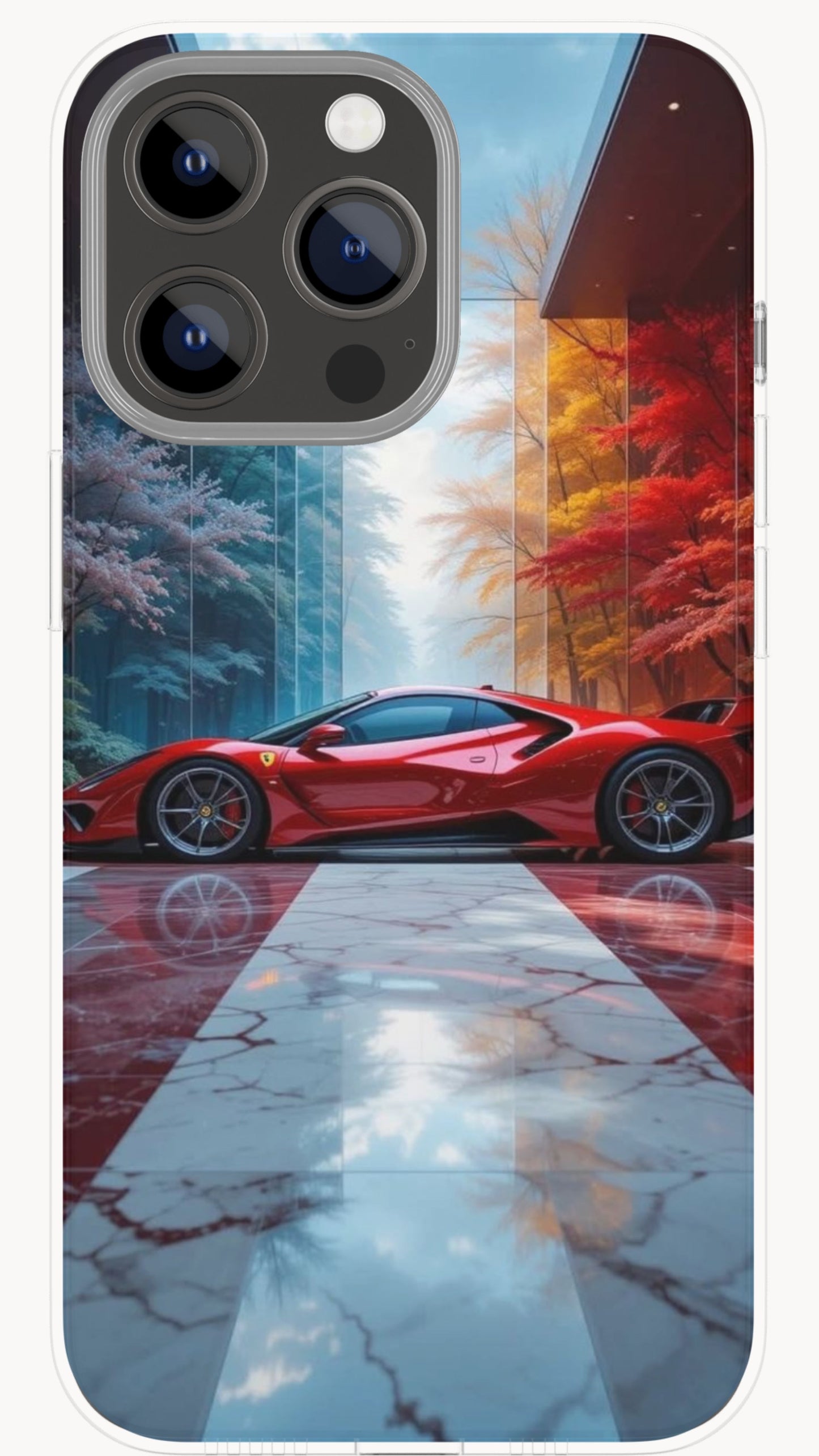 Ferrari Red Supercar Phone Case