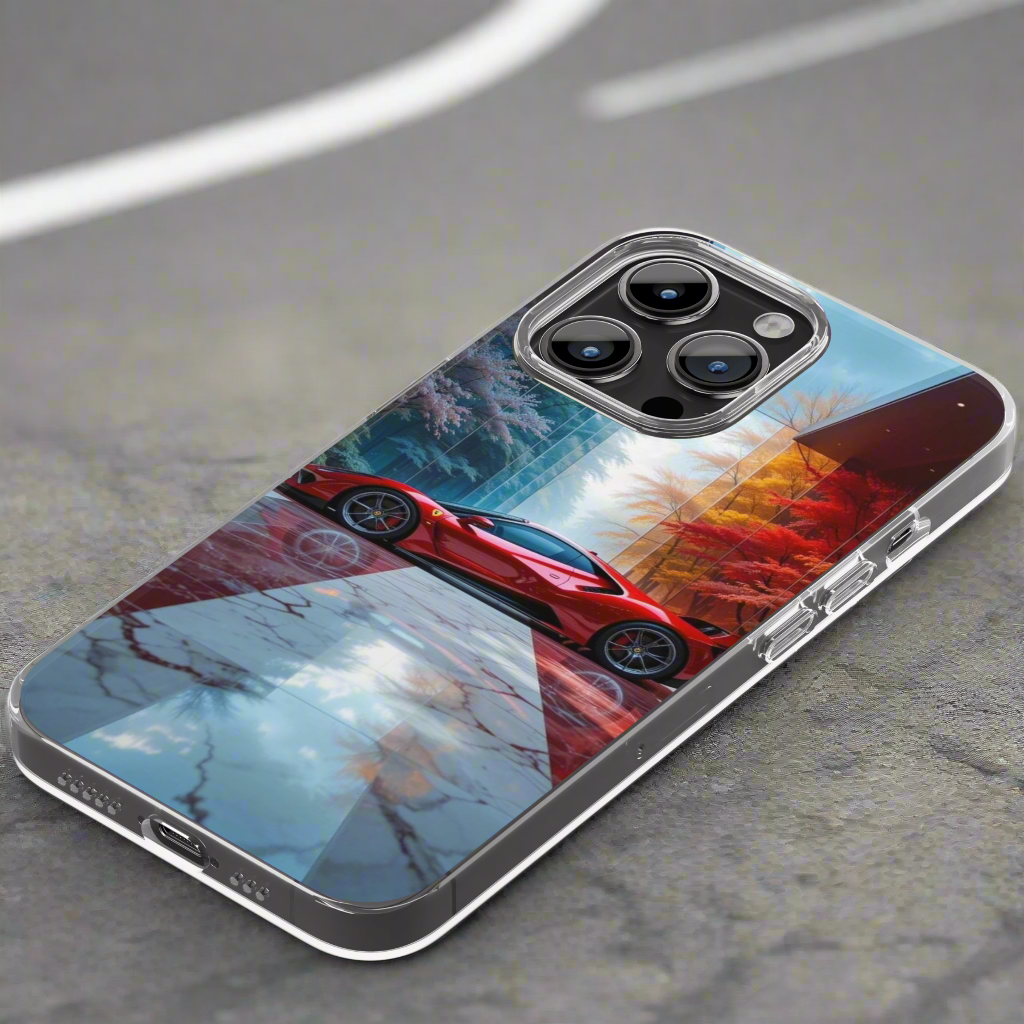 Ferrari Red Supercar Phone Case