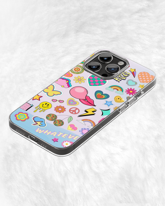 Fun & Playful Sticker Collage Case