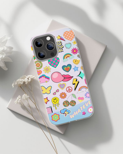 Fun & Playful Sticker Collage Case