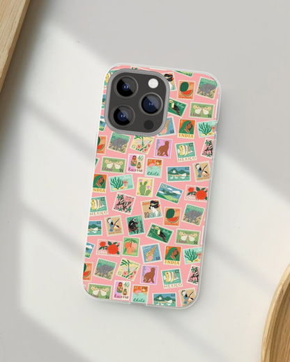 Vintage Postage Stamp Case