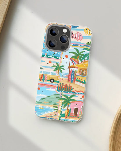 "Tropical Beach Vacation Phone Case"