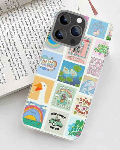 Aesthetic Sticker Collage Case