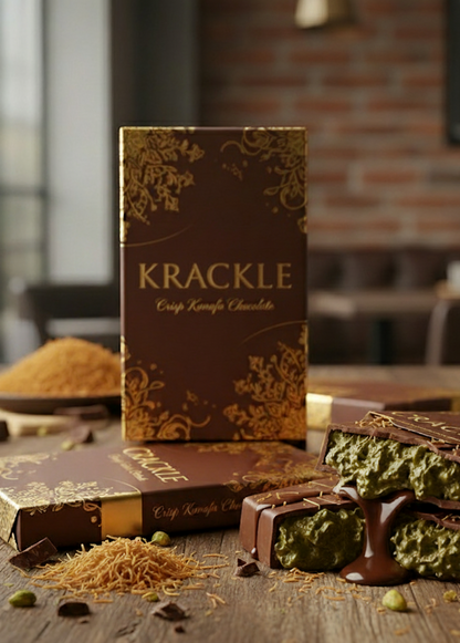 Pistachio Kunafa Chocolate Bar