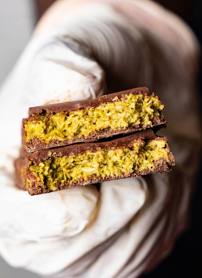 Pistachio Kunafa Chocolate Squares (set of 6)