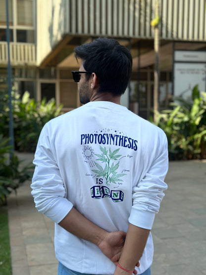 "Photosynthesis" White Sweatshirt