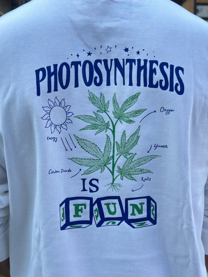 "Photosynthesis" White Sweatshirt