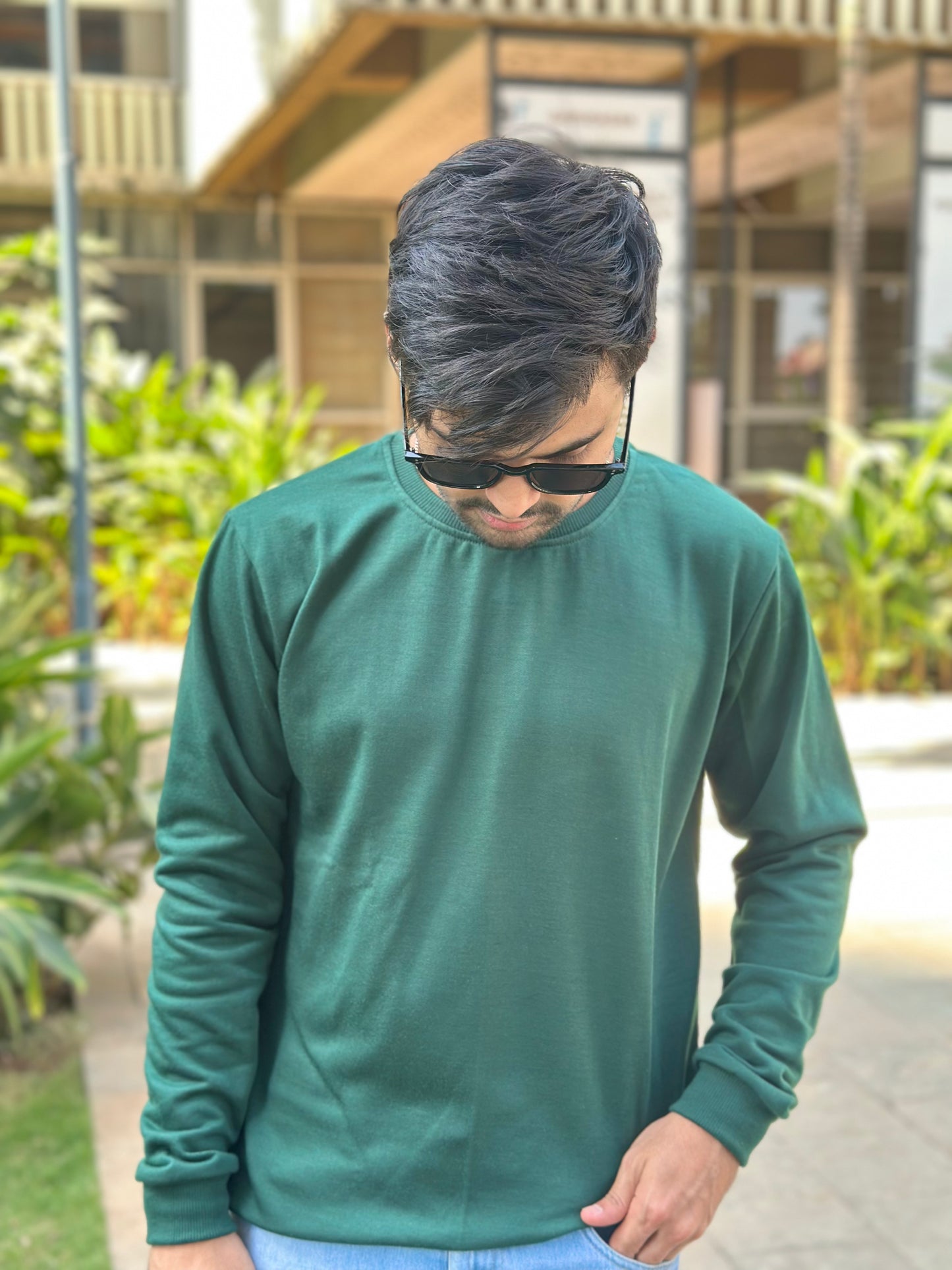 "Leafy" Green Sweatshirt