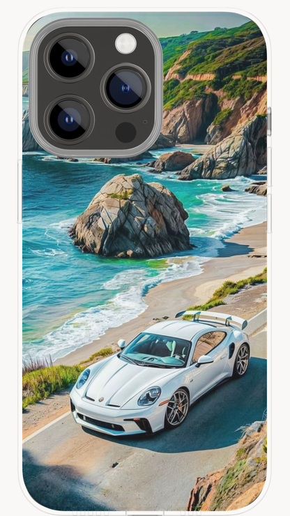 "Coastal Drive Supercar Phone Case"